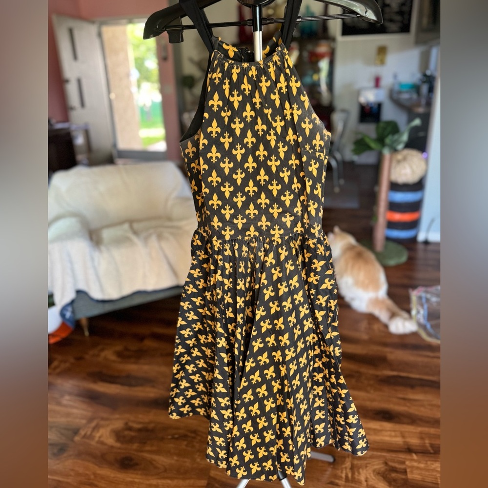 PinUp Girl Clothing - Harley - Fleur De Lis - XL